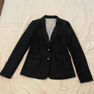 Banana Republic Wool Classic Black Women's Blazer Size 0